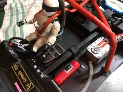 Tank for RC rally 1/10