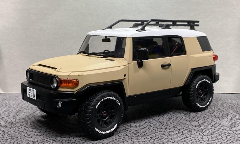 fujimi 1/24 toyota fj cruiser up glade parts
