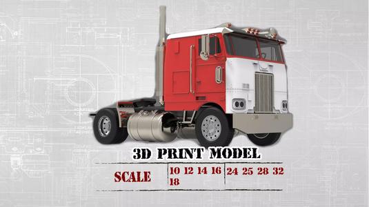 3D printing STL print Old American Truck Model KIT