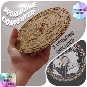World Clock Converter a Detailed Time Zone Wheel