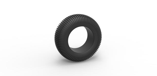 Diecast Dune buggy rear tire 21 Scale 1:25