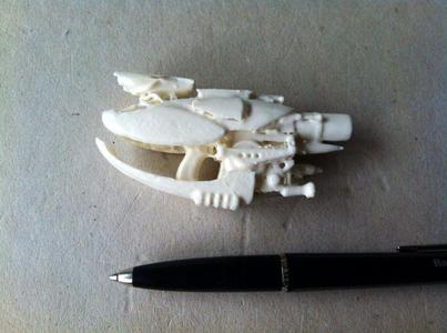 Zorg Industries, gun... one solid piece.