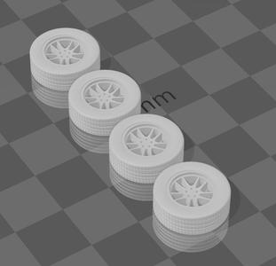 Default Diecast and RC Wheel Editable