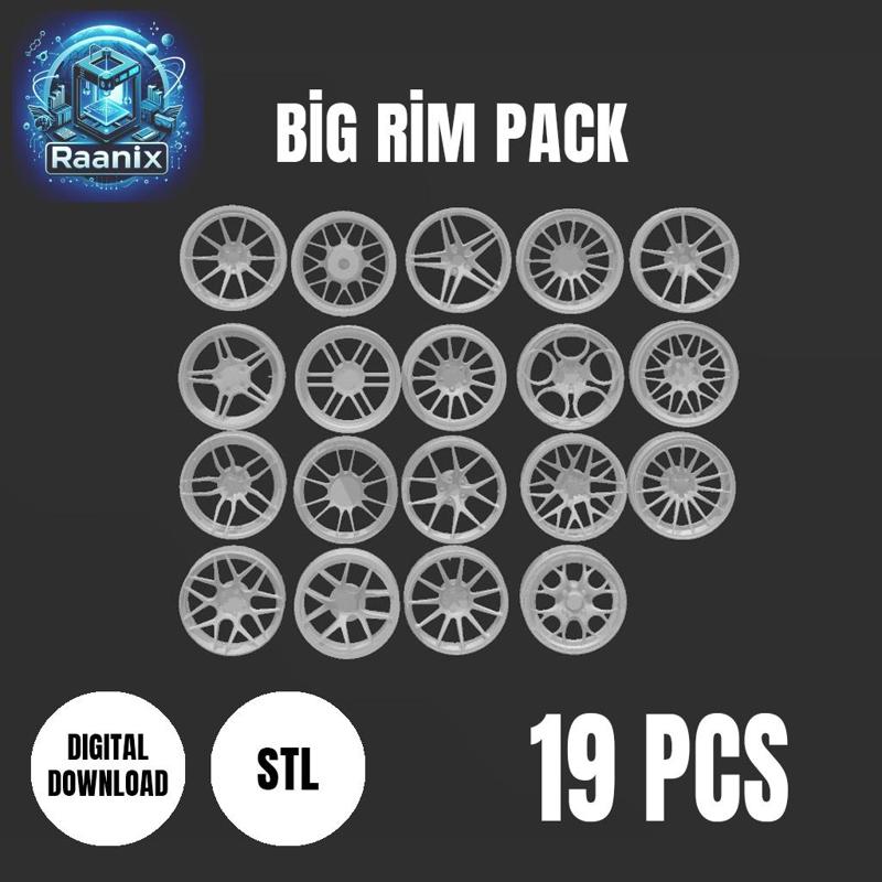 19 PCS HOT WHEELS RİM PACKS