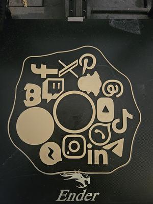 Pack of 14 Social Media Logos