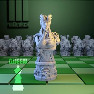 Chess Queen Fantasy style