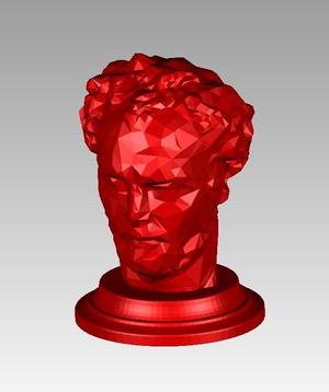 heracles low poly bust