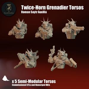 Roman Saytr Twice-Horn Grenadier Extra Torsos - Commissioned