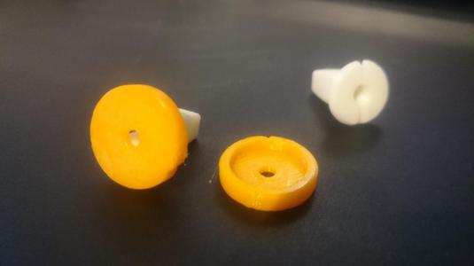 License plate Dowel for Golf Mk 2