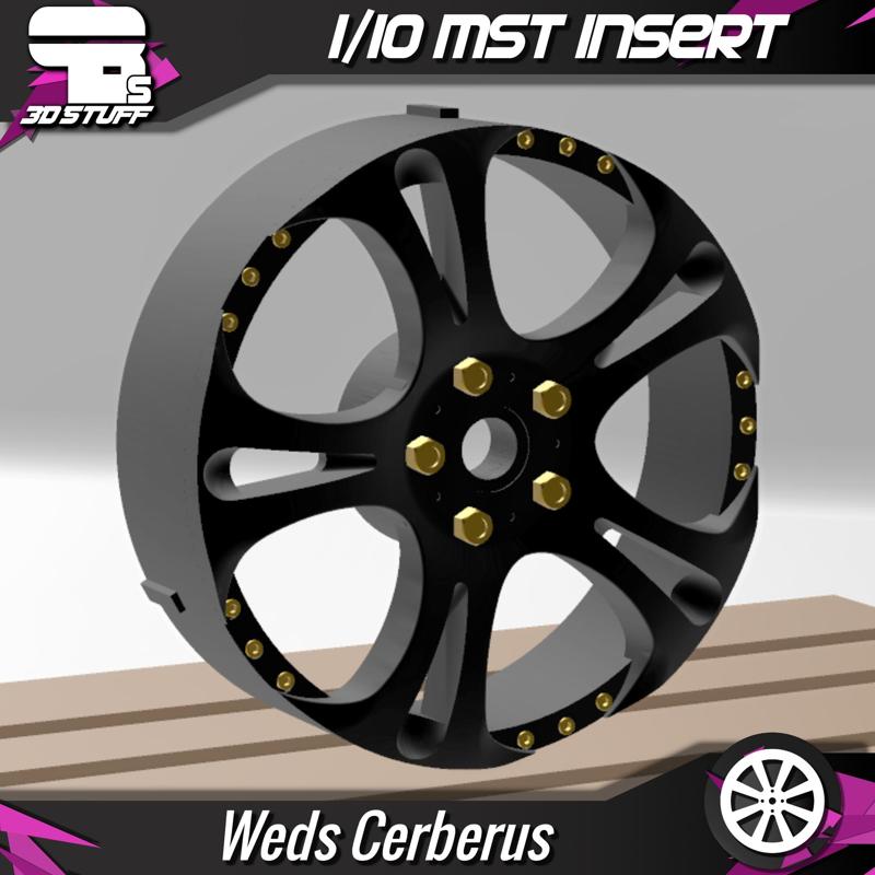 1/10 - Weds Cerberus RC rim (MST insert)