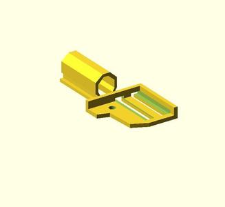 Extruder cable mount
