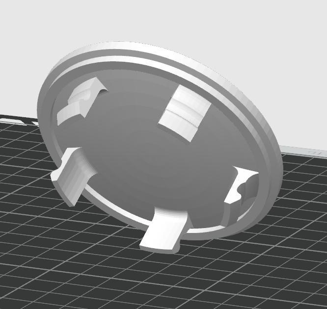 Porsche wheel hub center (Techart)