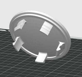 Porsche wheel hub center (Techart)