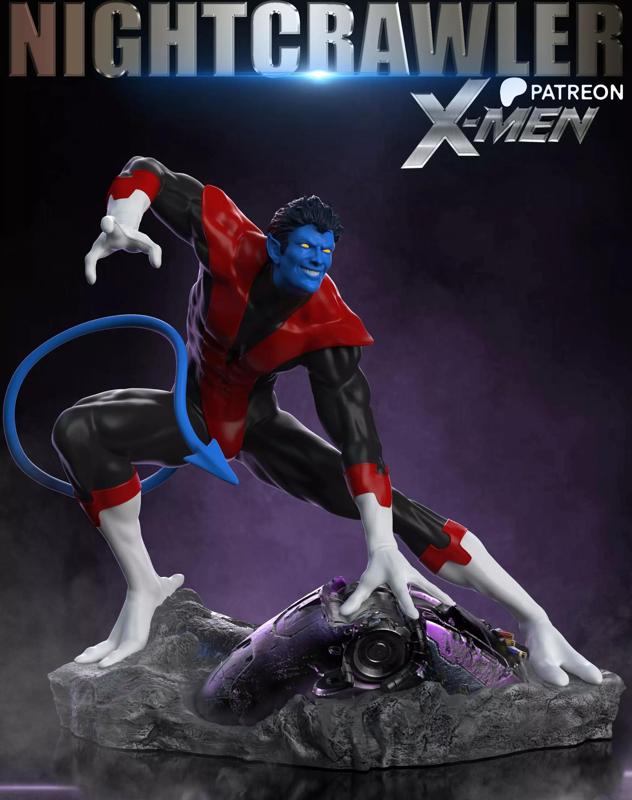 NIGHTCRAWLER STL FILE X-MEN PROJECT