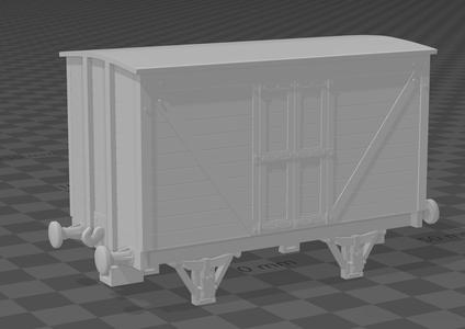 HO/OO "N.E." LNWR 6 ton refrigerated van V1 NEM