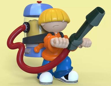 NUMBER 4 FROM KND-KIDS NEXT DOOR-PARTS AND COMPLETE