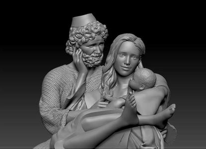 Nativity 4 - printable 3D print model