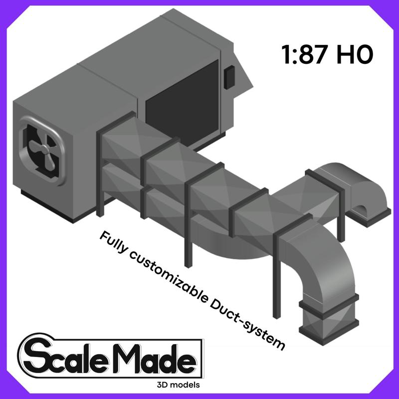 HVAC Roof Unit - H0 scale 1:87