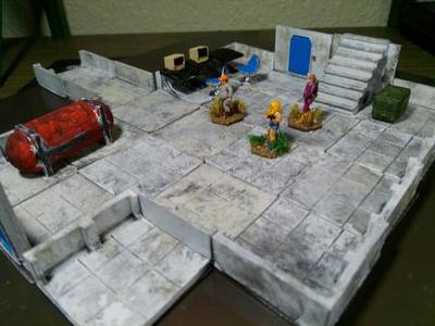 Tiles for 15mm Gamma World building interiors.