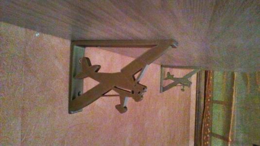 Support étagère Avion renforcé / Stronger airplane shelf bracket