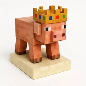 Minecraft - Technoblade Crowned Pig - 3d Print