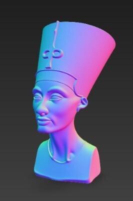 Queen Nefertiti Bust – 3D Printable Replica of Ancient Egyptian Masterpiece