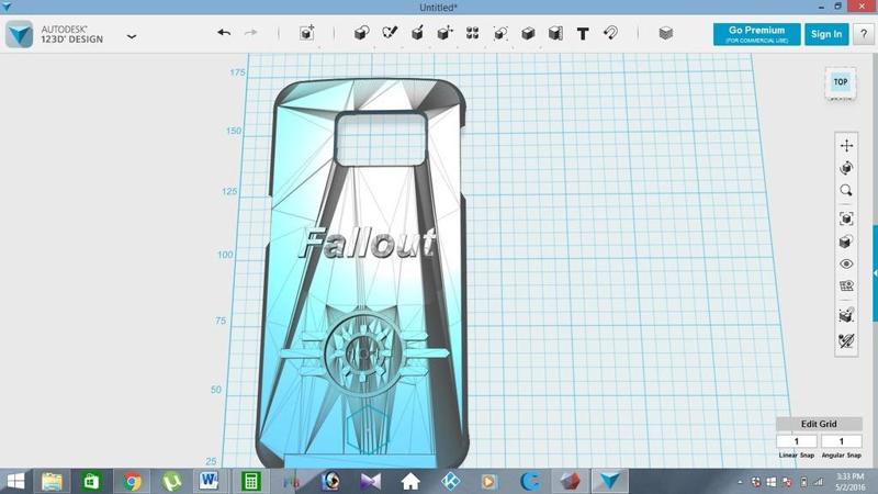 Samsung Galaxy S6 Edge Fallout case