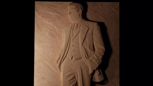 Michael Corleone Godfather CNC 3d Print High Relief Sand Casting