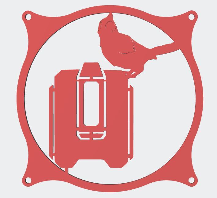 Overwatch Bastion 120mm Fan Cover