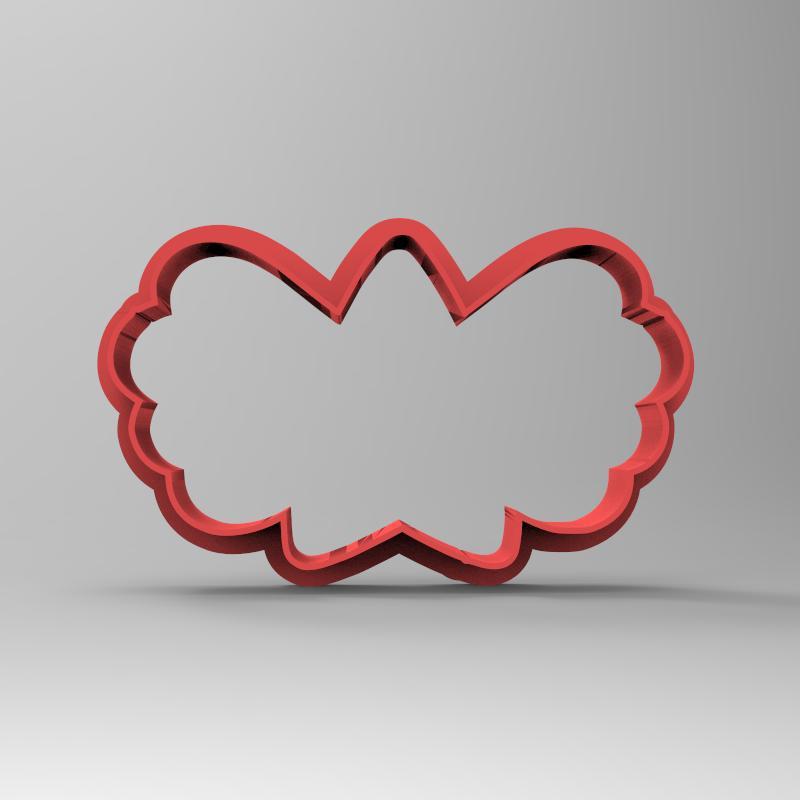 Estrella voladora Silueta cortante para galletas