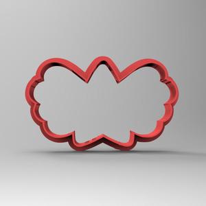 Estrella voladora Silueta cortante para galletas