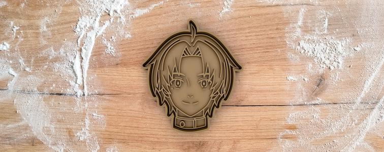 Rudeus Greyrat cookie cutter from Mushoku Tensei
