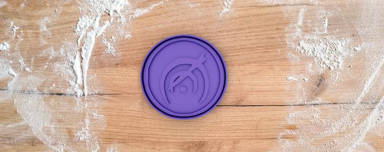 Miorosil symbol cookie cutter from Mistborn