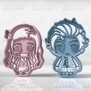 Set Demon Slayer: Kimetsu no Yaiba x 2u - Cookie Cutter