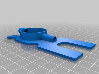 Aquarium drill template 35mm