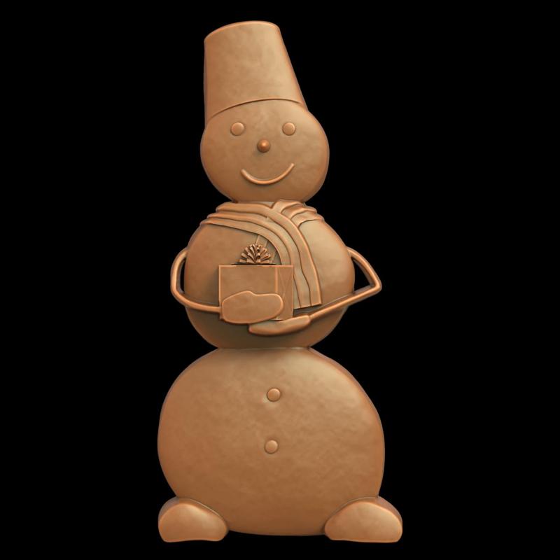 3D Model STL File for CNC Router Laser & 3D Printer 4066 Santa Claus, Holidays 214