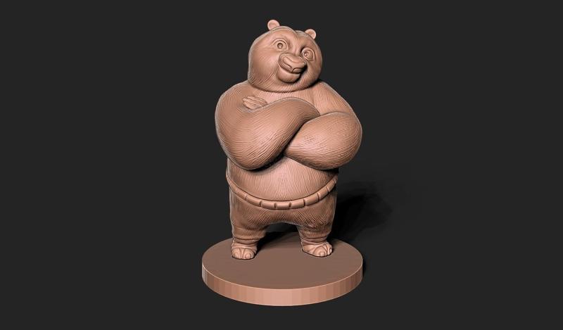 KUNG FU PANDA 3D MODEL
