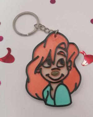 ROXANNE GOOFY KEY CHAIN