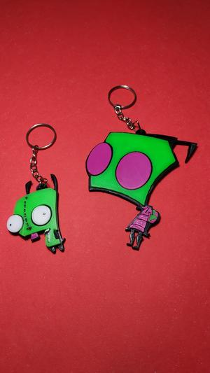 Invader Zim - Keychain 👽👾