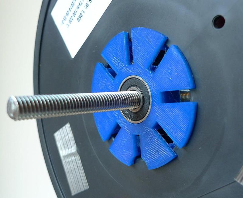 Parametric Filament Spool Hub with 608ZZ bearing