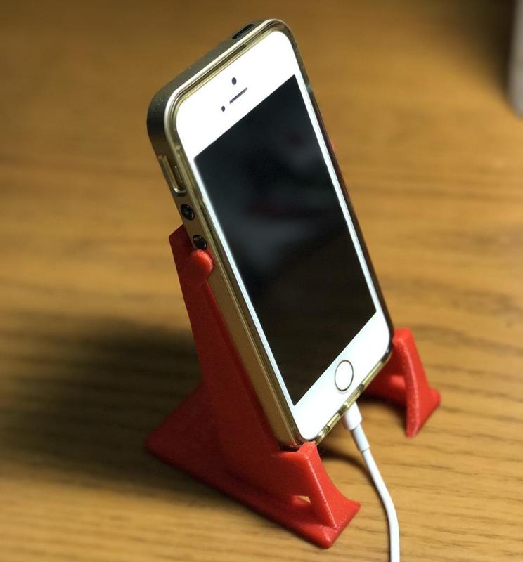 Phone Stand - 12 sizes! Clearance for charging and fits landscape, too!