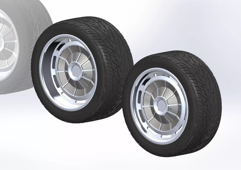 Custom wheels Raceline Impala for your scale model