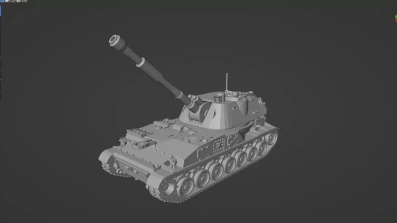 Self-propelled gun 2S3 Acacia
