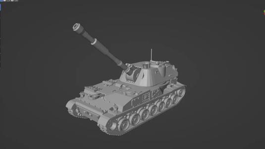 Self-propelled gun 2S3 Acacia