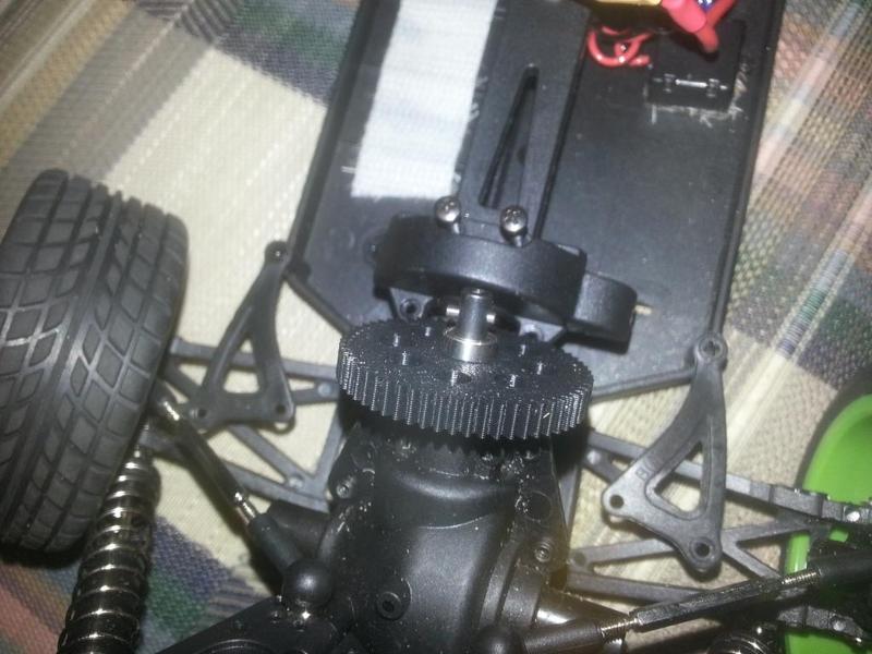 60 tooth gear Spur gear for 1/16 rally RC car Also a mold to form instead.