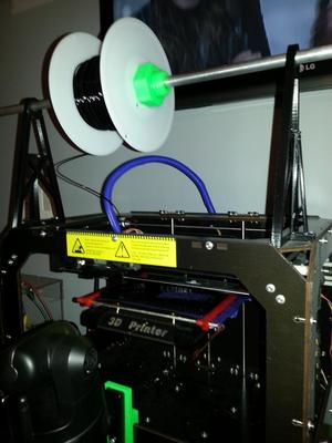 Makerbot 2X Replica Top Mount Spool Holder v1