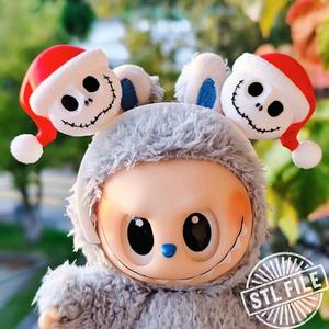 Santa Jack headband for Labubu