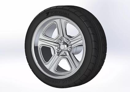 Custom wheels Am Racing VF557 Sugar Bump 18inch for scale model