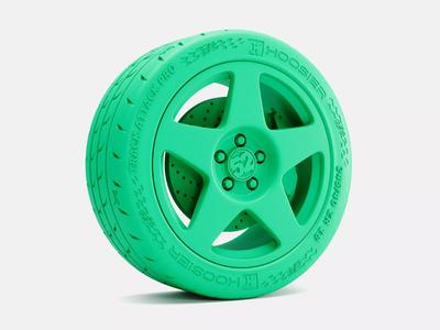 18x8 Fifteen52 Tarmac Wheel Hoosier Track Attack Pro Tire