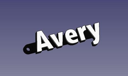 Avery keychain